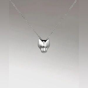 Swedish Handcrafted/Upcycled 935 Sterling Silver Lynx Necklace. 🆕 🔥